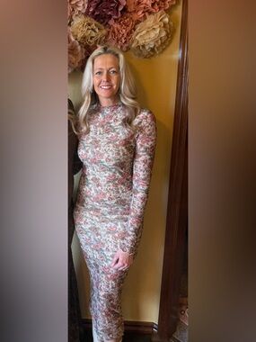Floral Long Sleeve Dress